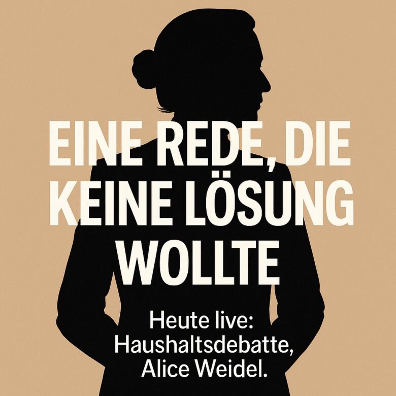 Eine Rede ohne Lösung